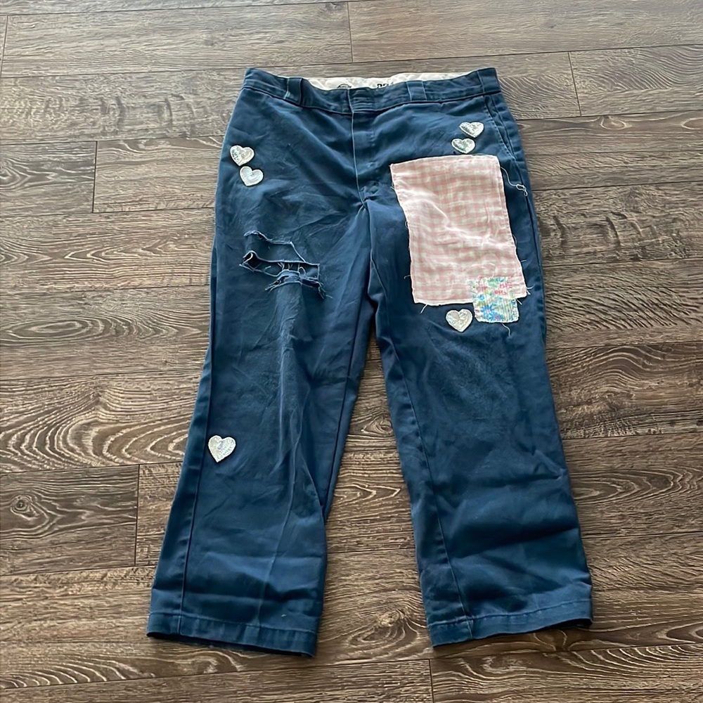 NWOT Dickies collaboration with Love Shack Fancy Limited Edition Pants. - Picture 1 of 4